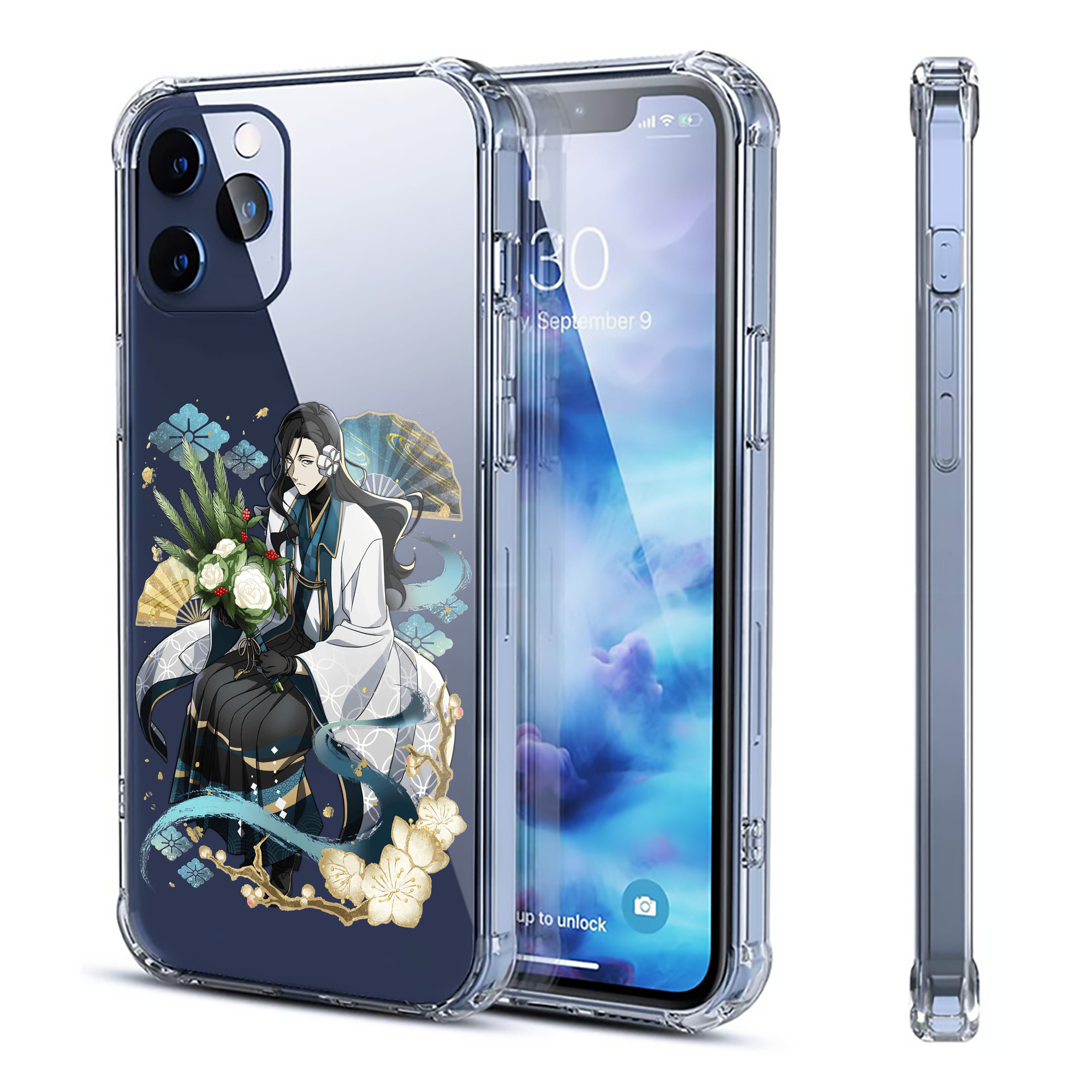 （画像用） 文豪ストレイドッグス Bungo Stray Dogs 【iPhone 12シリーズ対応】透明スマホケース（クリアソフトケース）